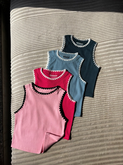Crocia Ribbed Tank Top