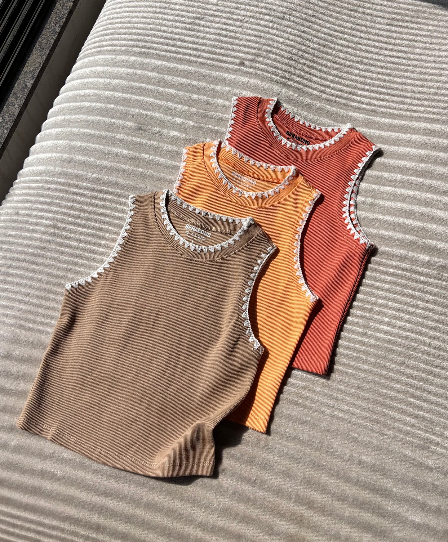 Crocia Ribbed Tank Top