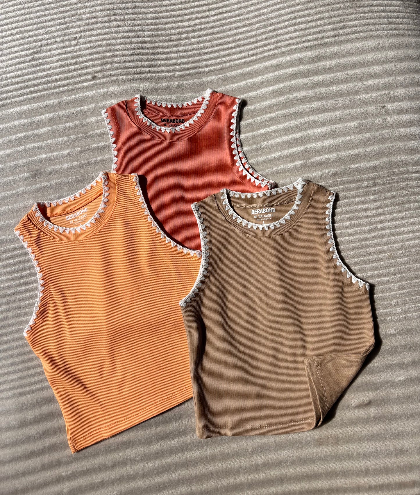 Crocia Ribbed Tank Top