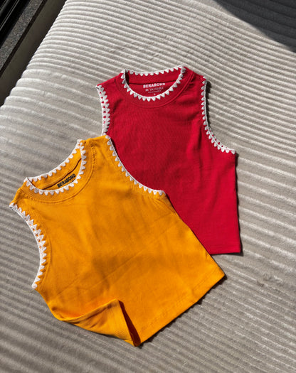 Crocia Ribbed Tank Top