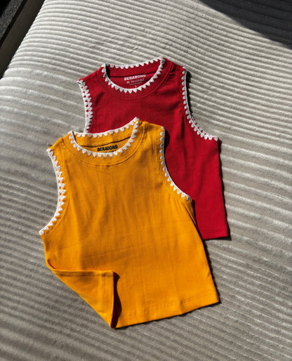Crocia Ribbed Tank Top