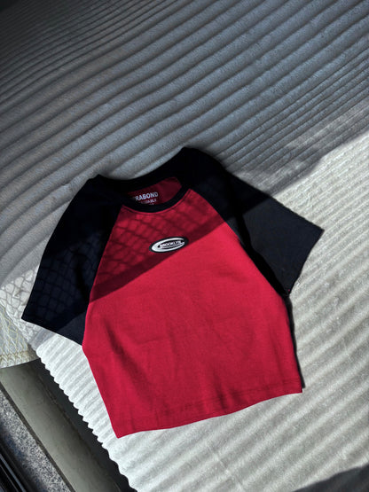 Red Brooklyn Retro Crop Tees