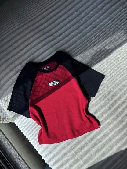 Red Brooklyn Retro Crop Tees
