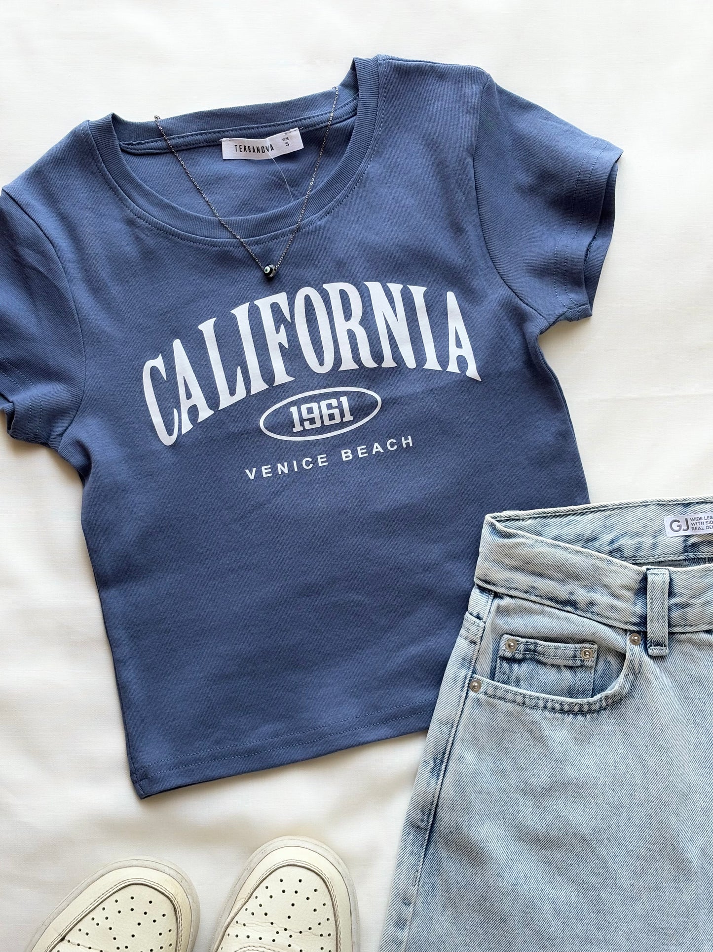 'California' baby tee