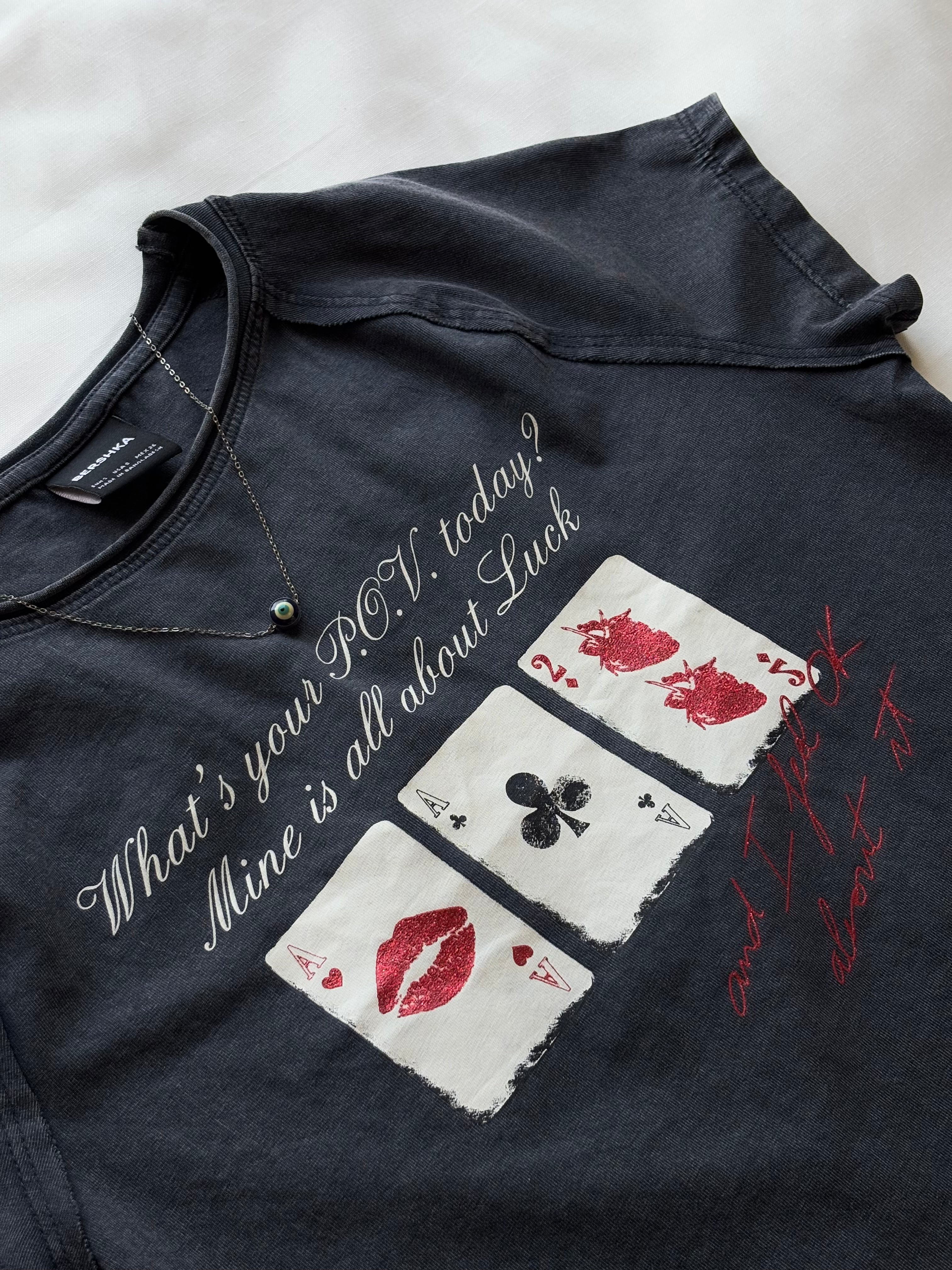 'Luck' baby  tee
