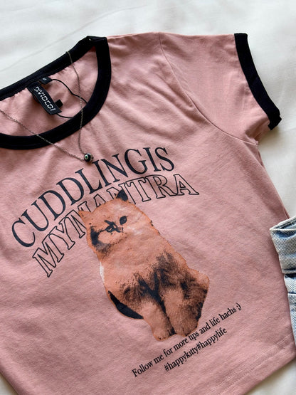 'Happy kitty' baby tee