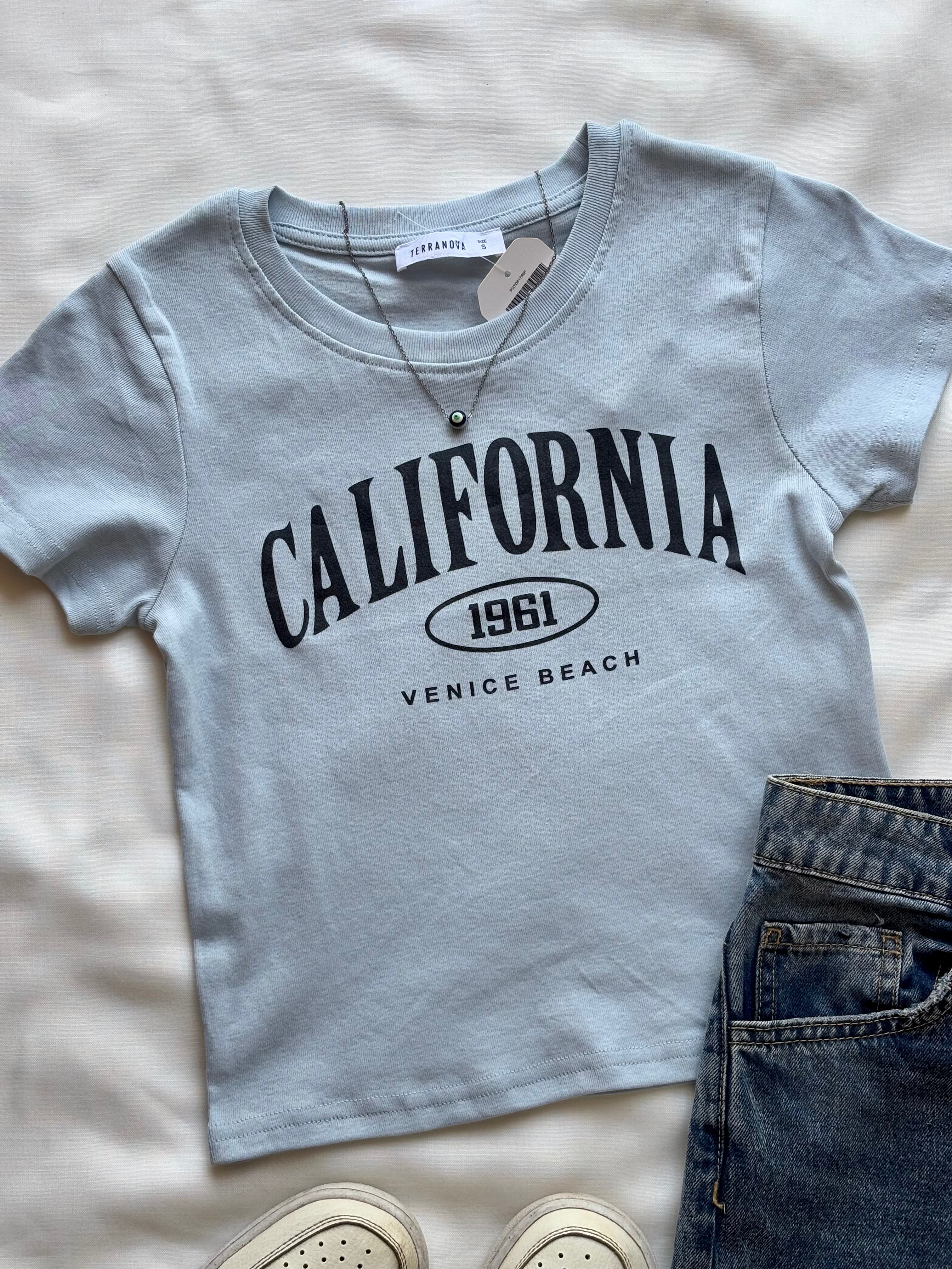 'California' baby tee