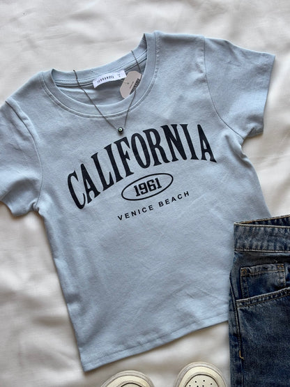 'California' baby tee