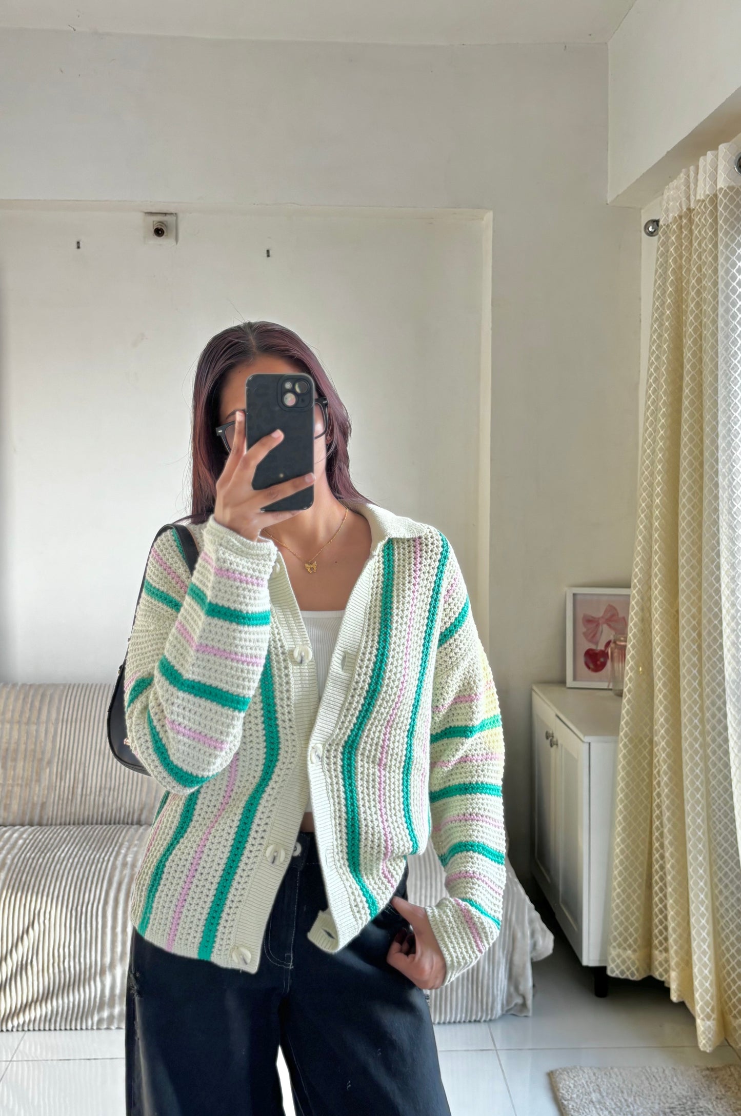 Pastel Button Down Cardigan