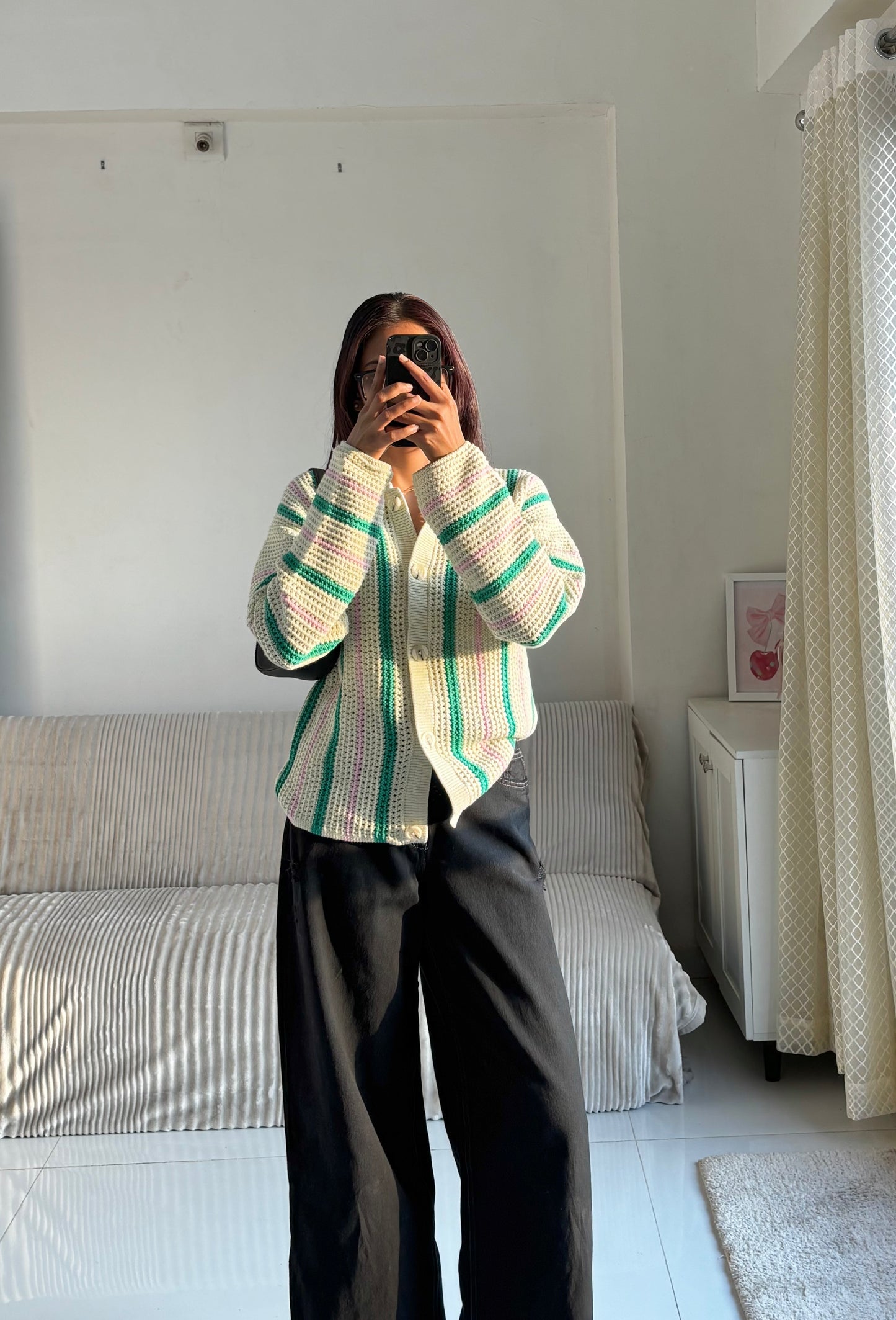 Pastel Button Down Cardigan