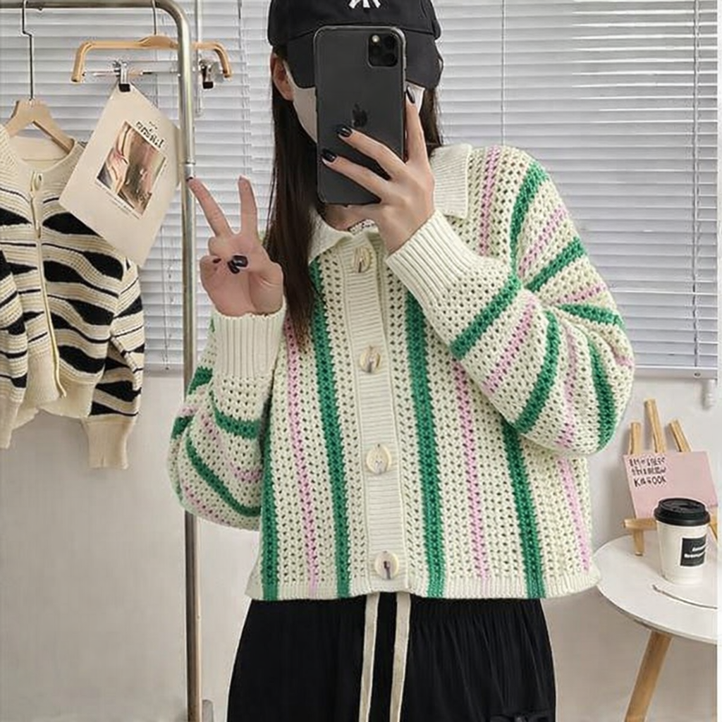 Pastel Button Down Cardigan