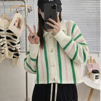 Pastel Button Down Cardigan