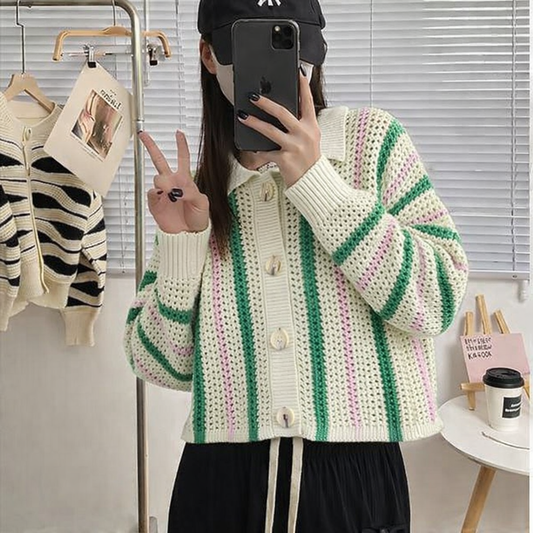 Pastel Button Down Cardigan