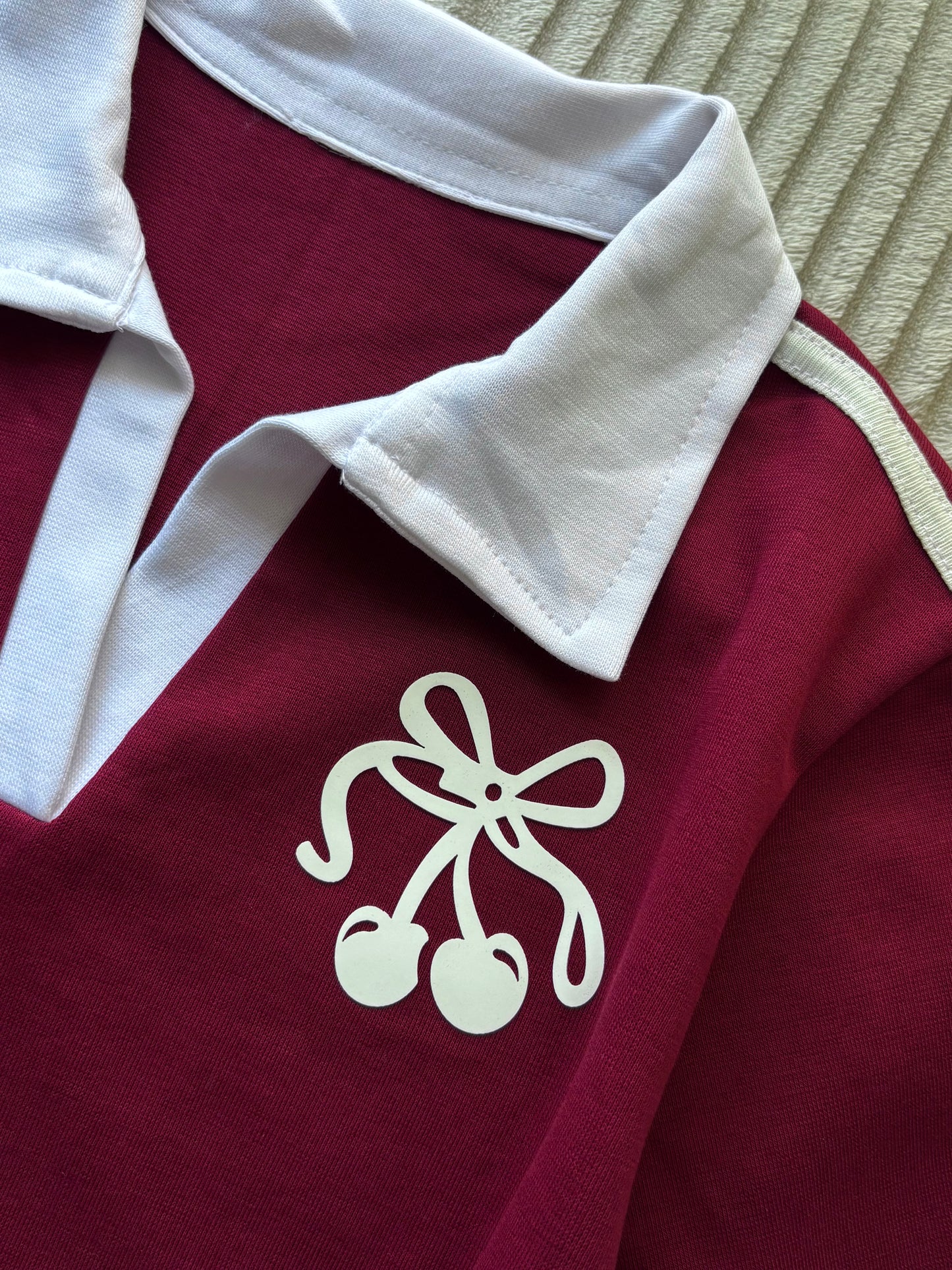 Cherry polo tees