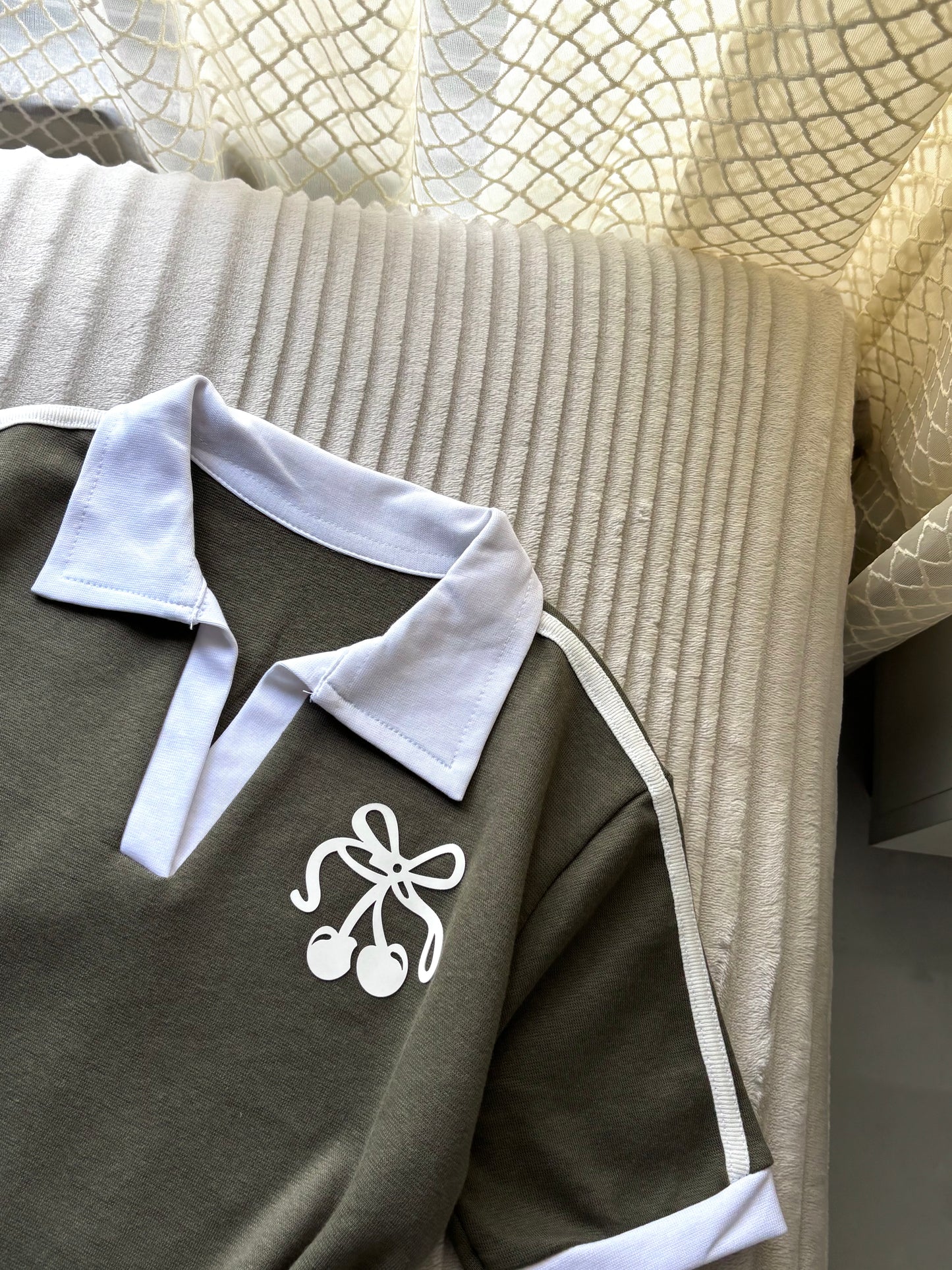 Cherry polo tees