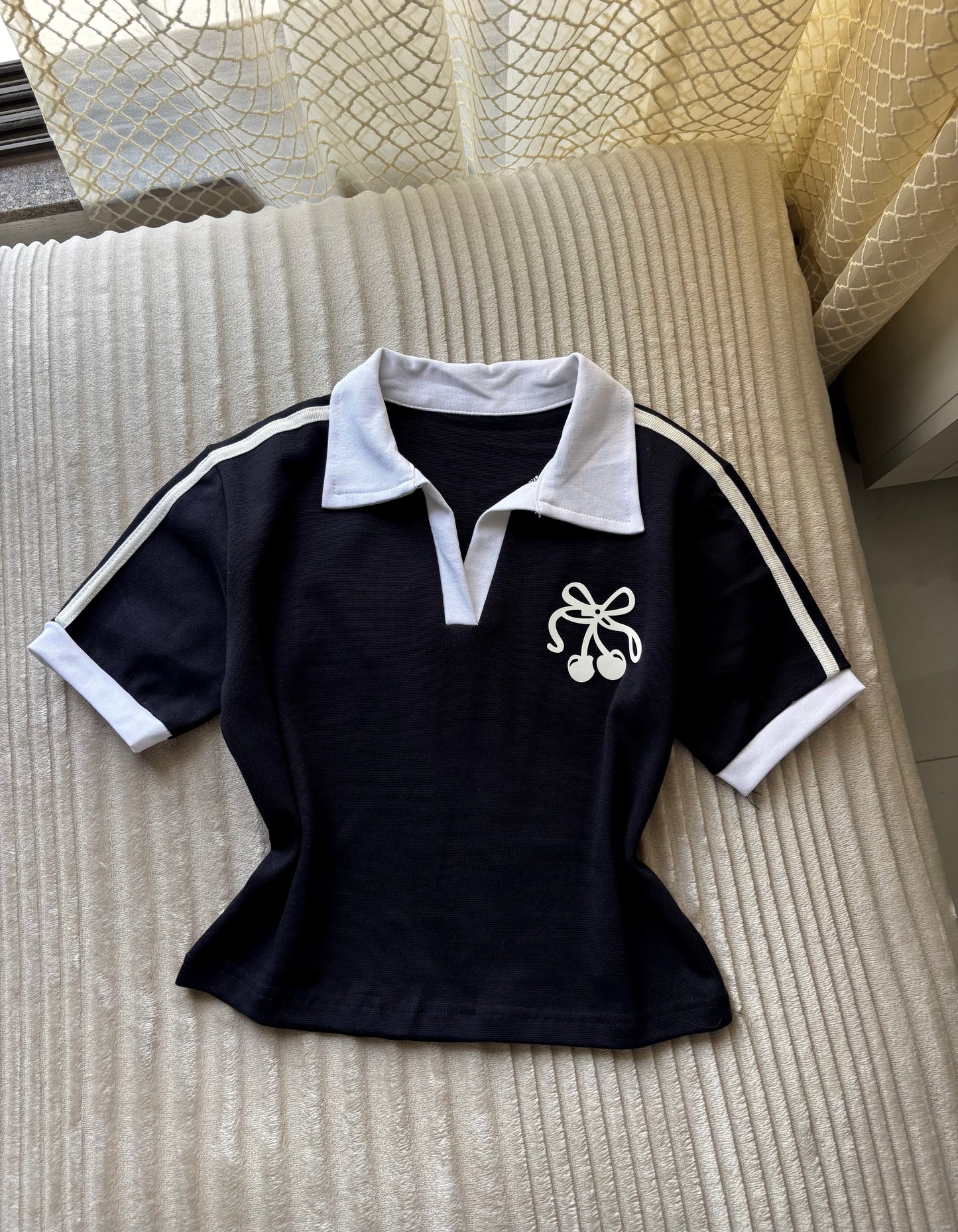 Cherry polo tees