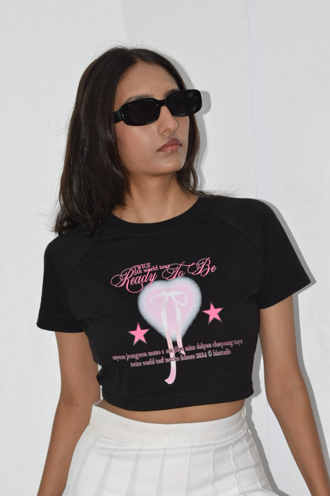 Bow Heart Baby Tee