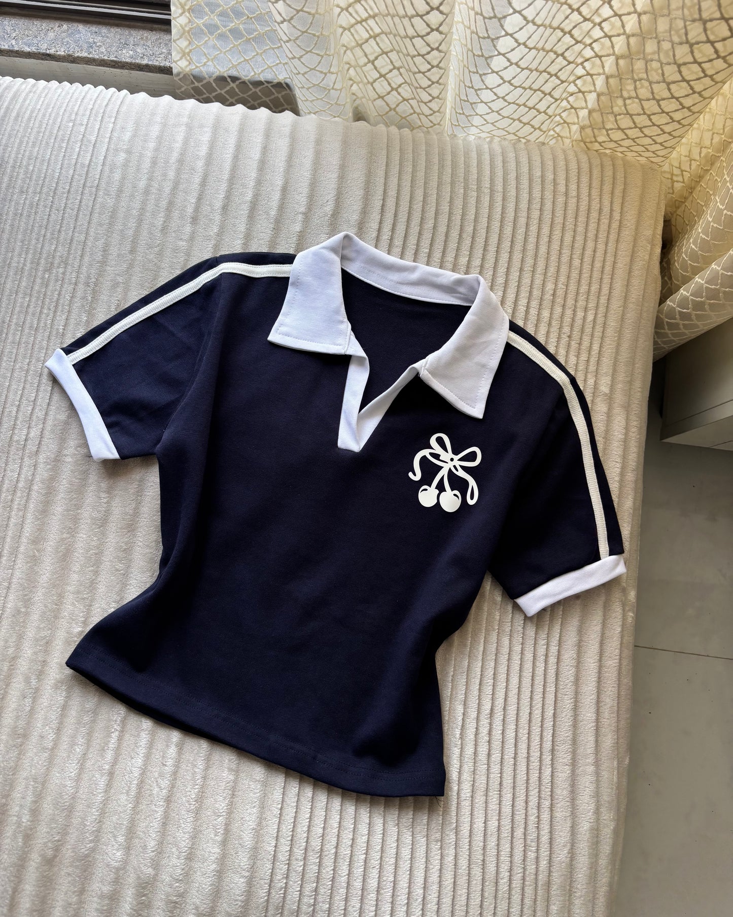 Cherry polo tees