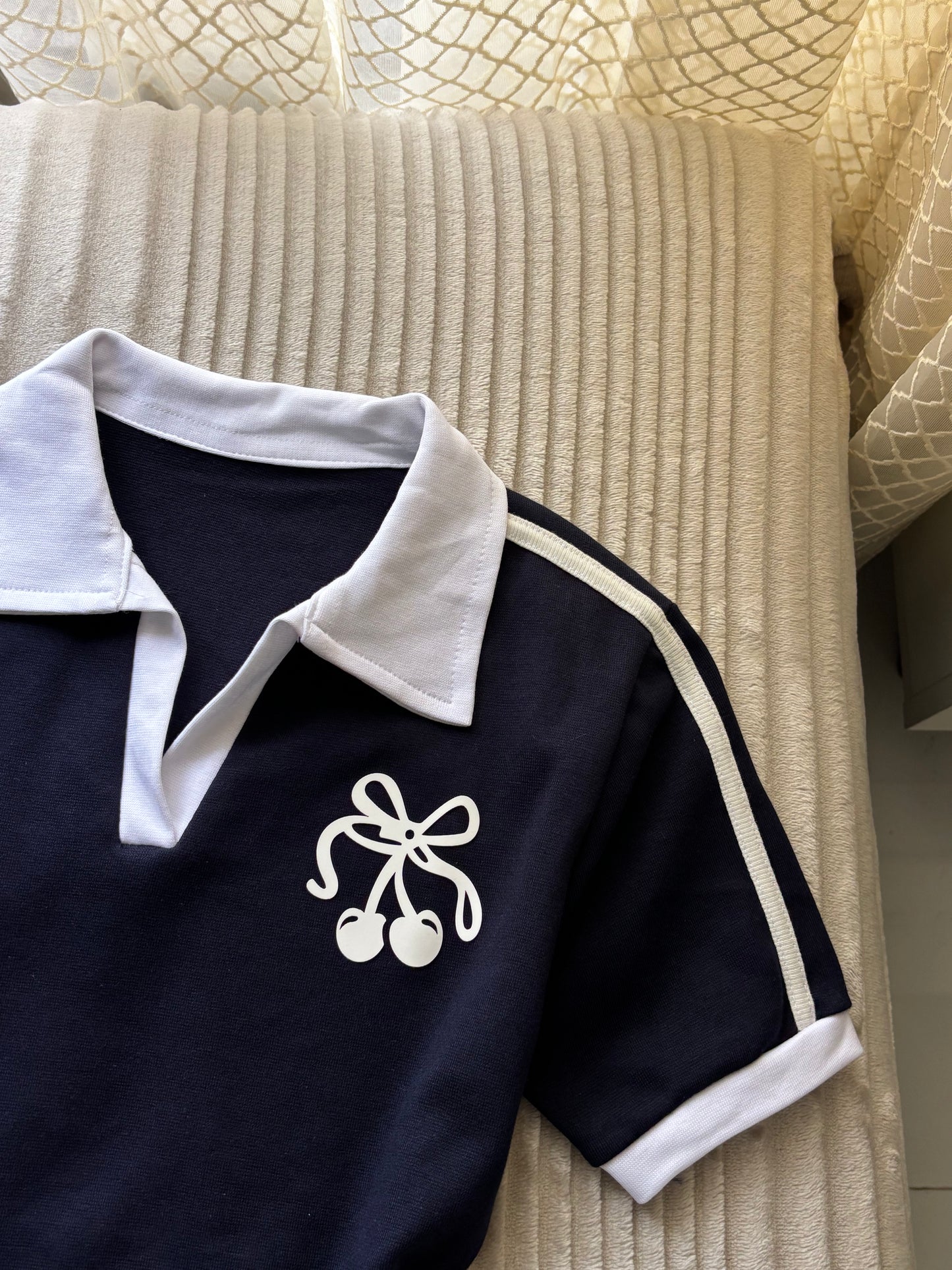 Cherry polo tees