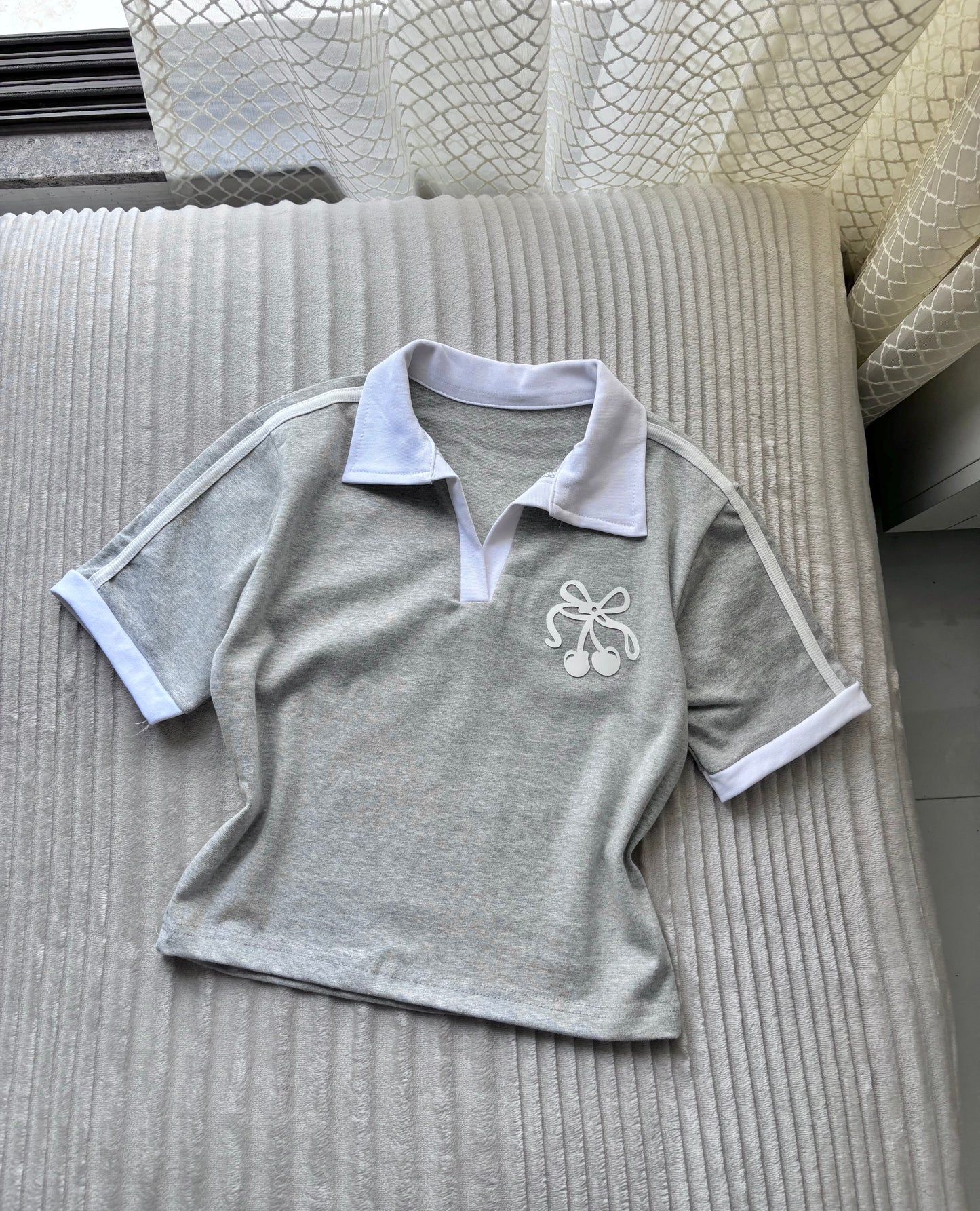 Cherry polo tees