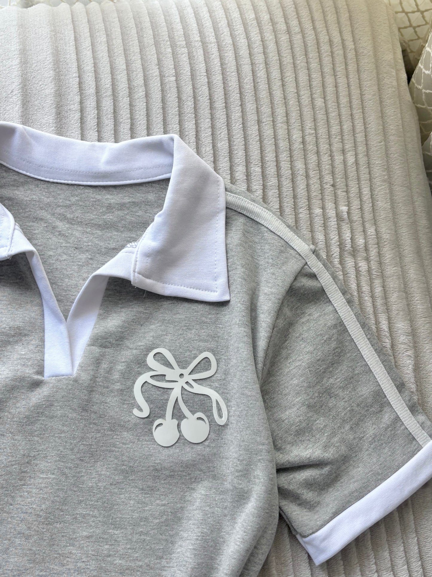 Cherry polo tees