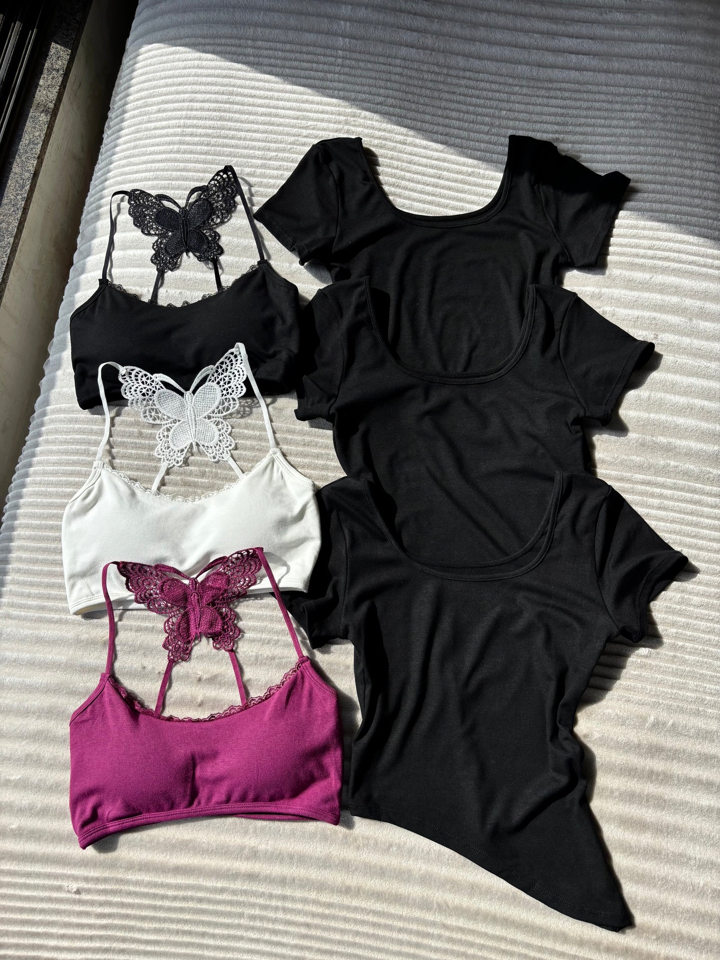 Butterfly Padded 2 in 1 top