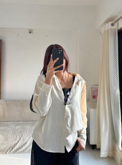 Beige Linen Shirt
