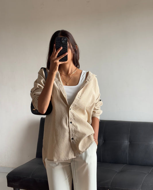 Beige Basic Shirt