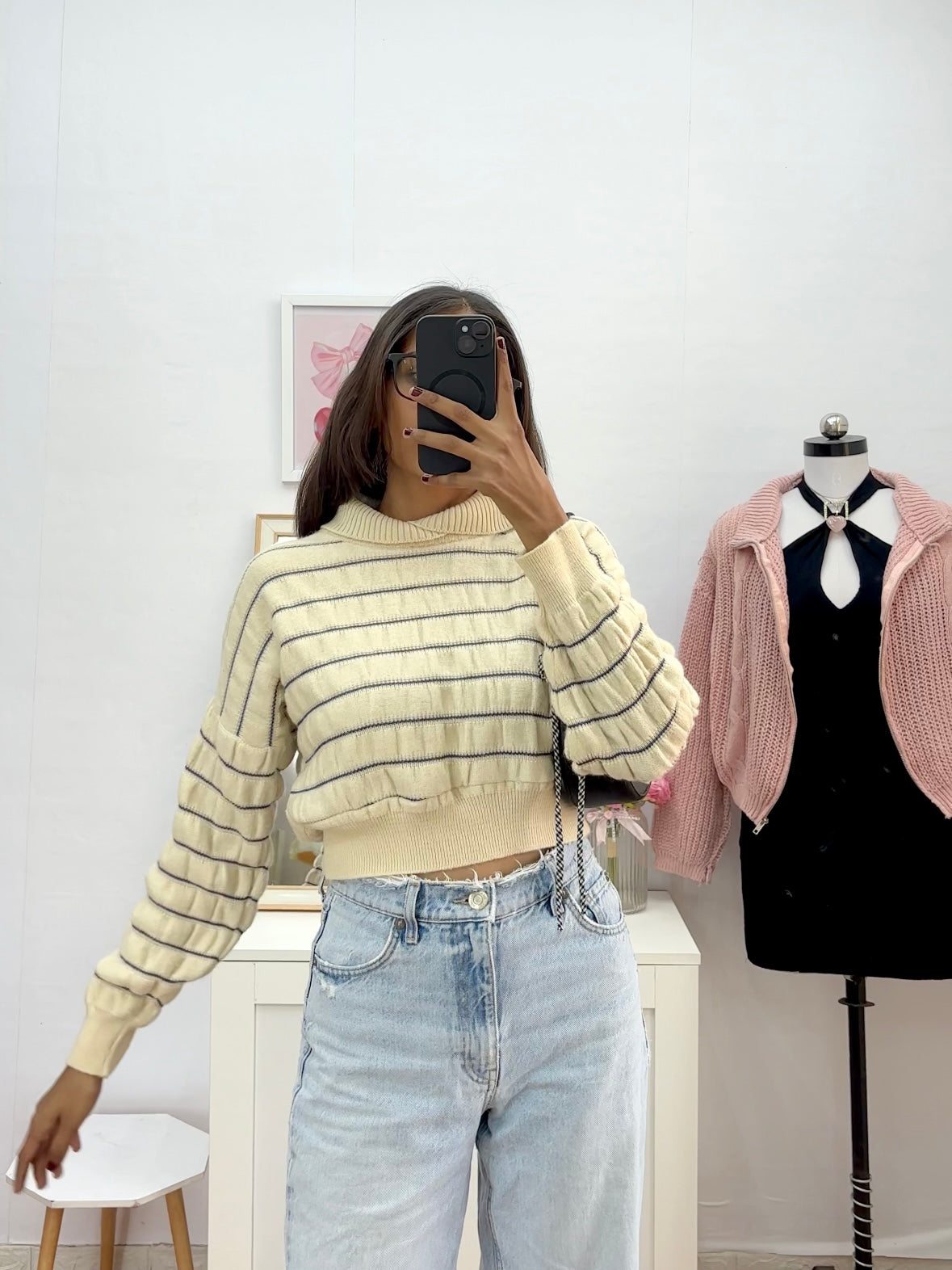 Crop Sweater ( Up to 34 bust)