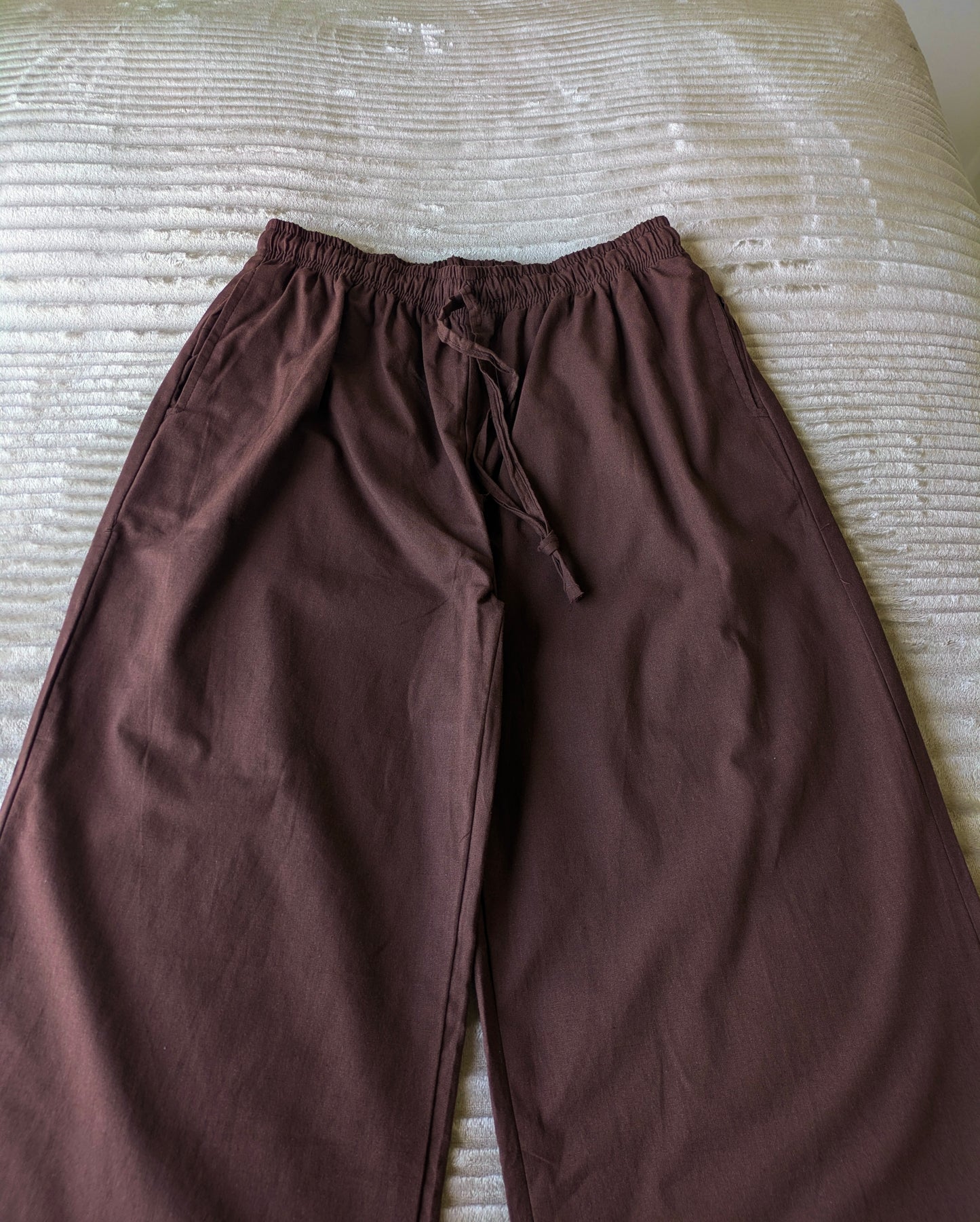 Dark Brown Linen Pant