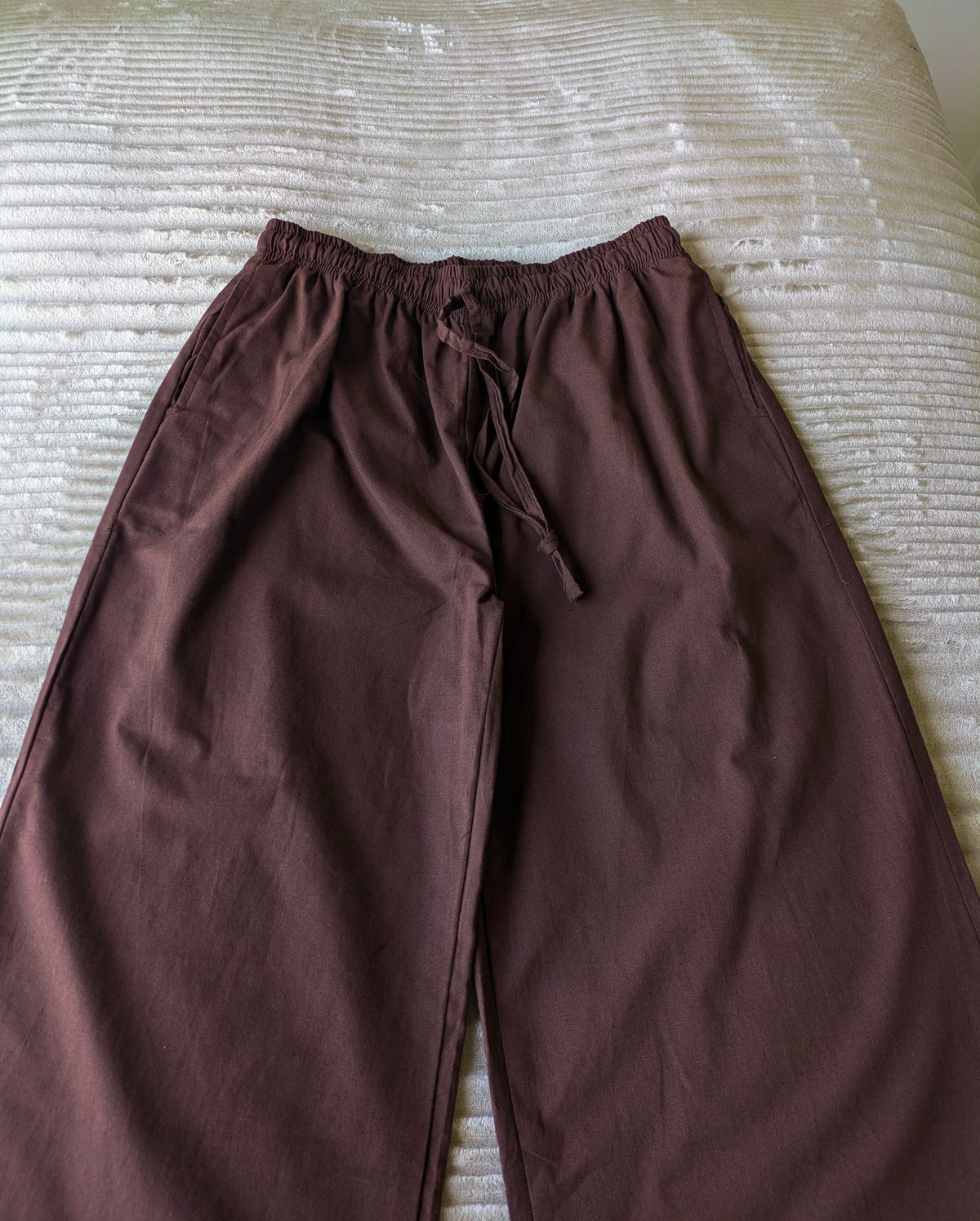 Dark Brown Linen Pant