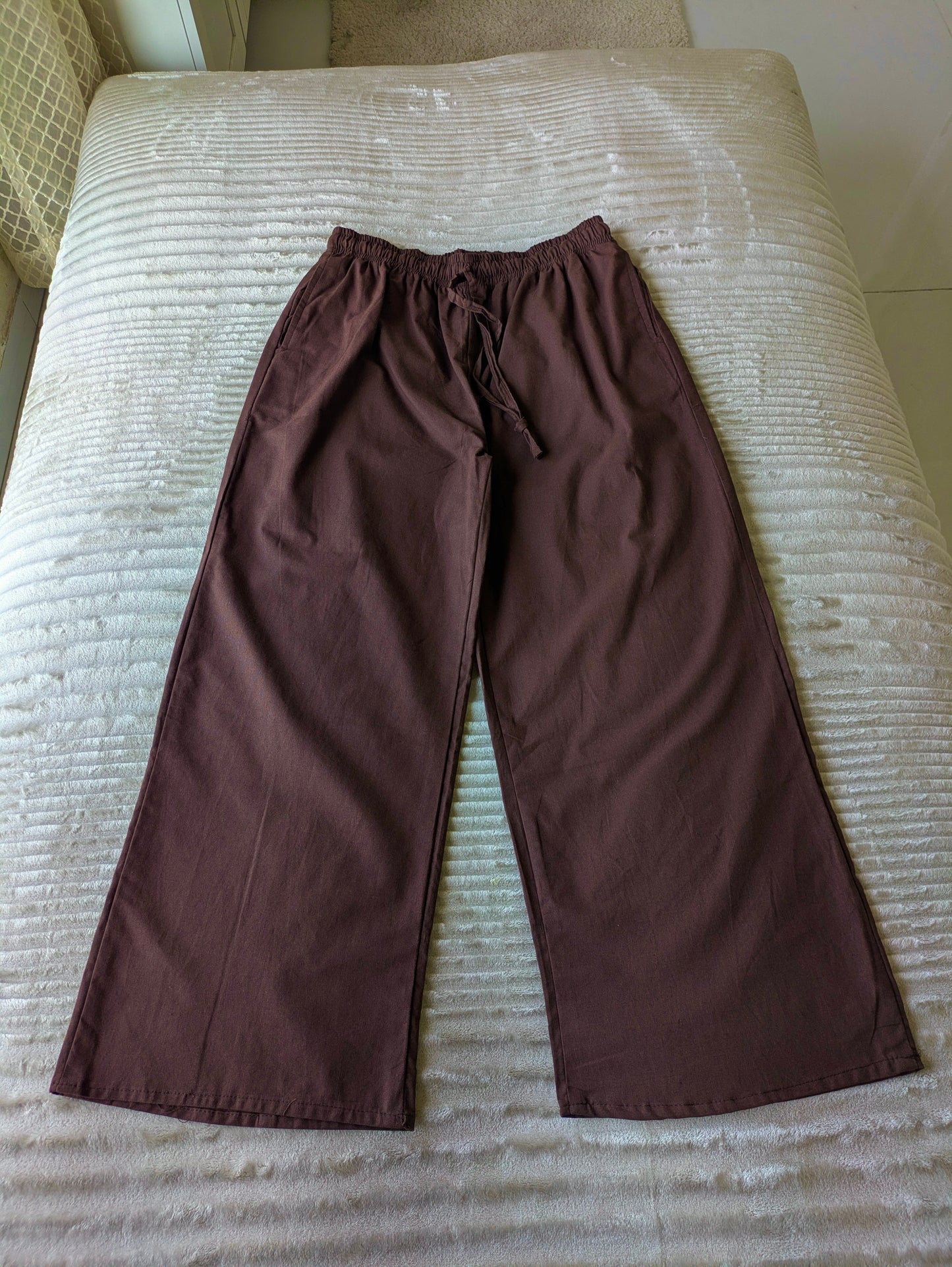Dark Brown Linen Pant