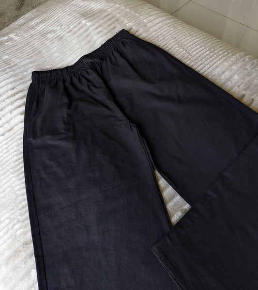 Black Linen Pant