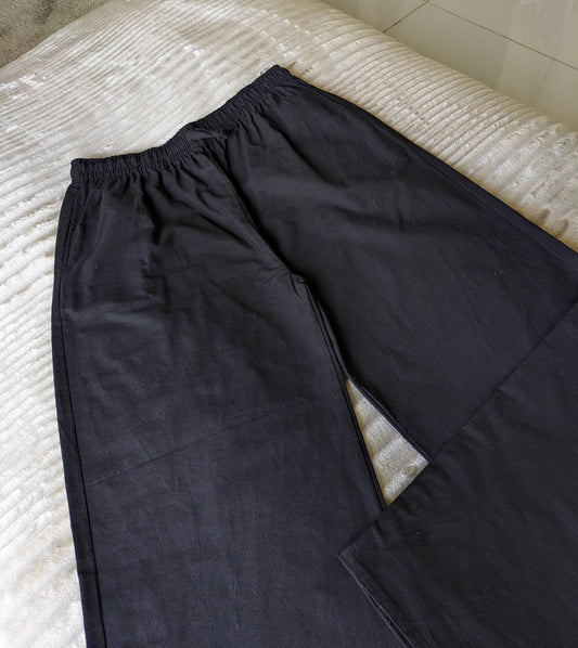 Black Linen Pant