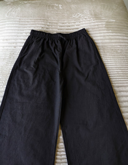 Black Linen Pant