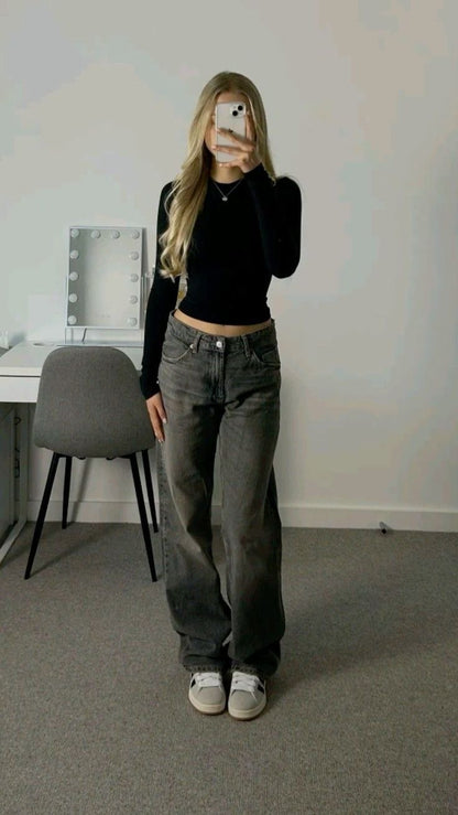 Black polyamide top