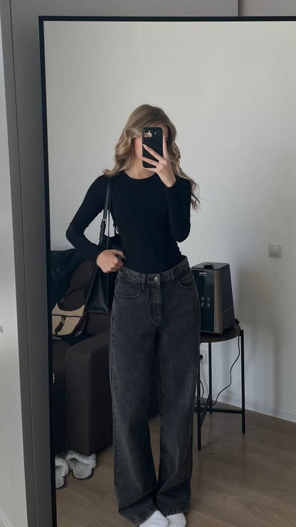 Black polyamide top