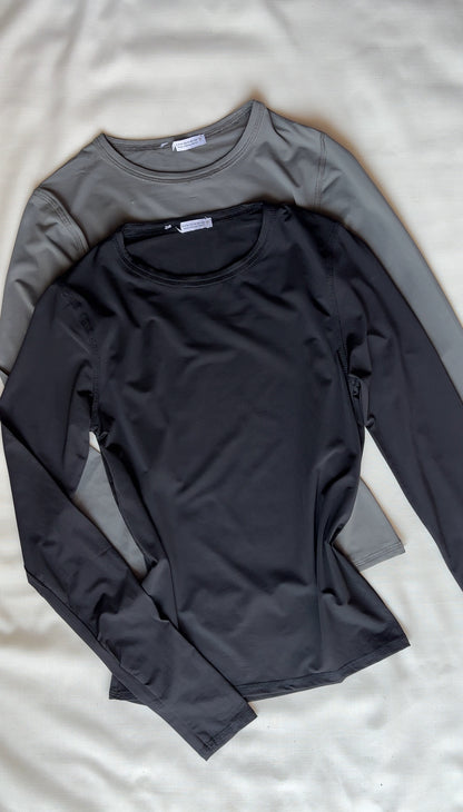 Black polyamide top