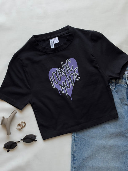 'Iconic mode' baby tee