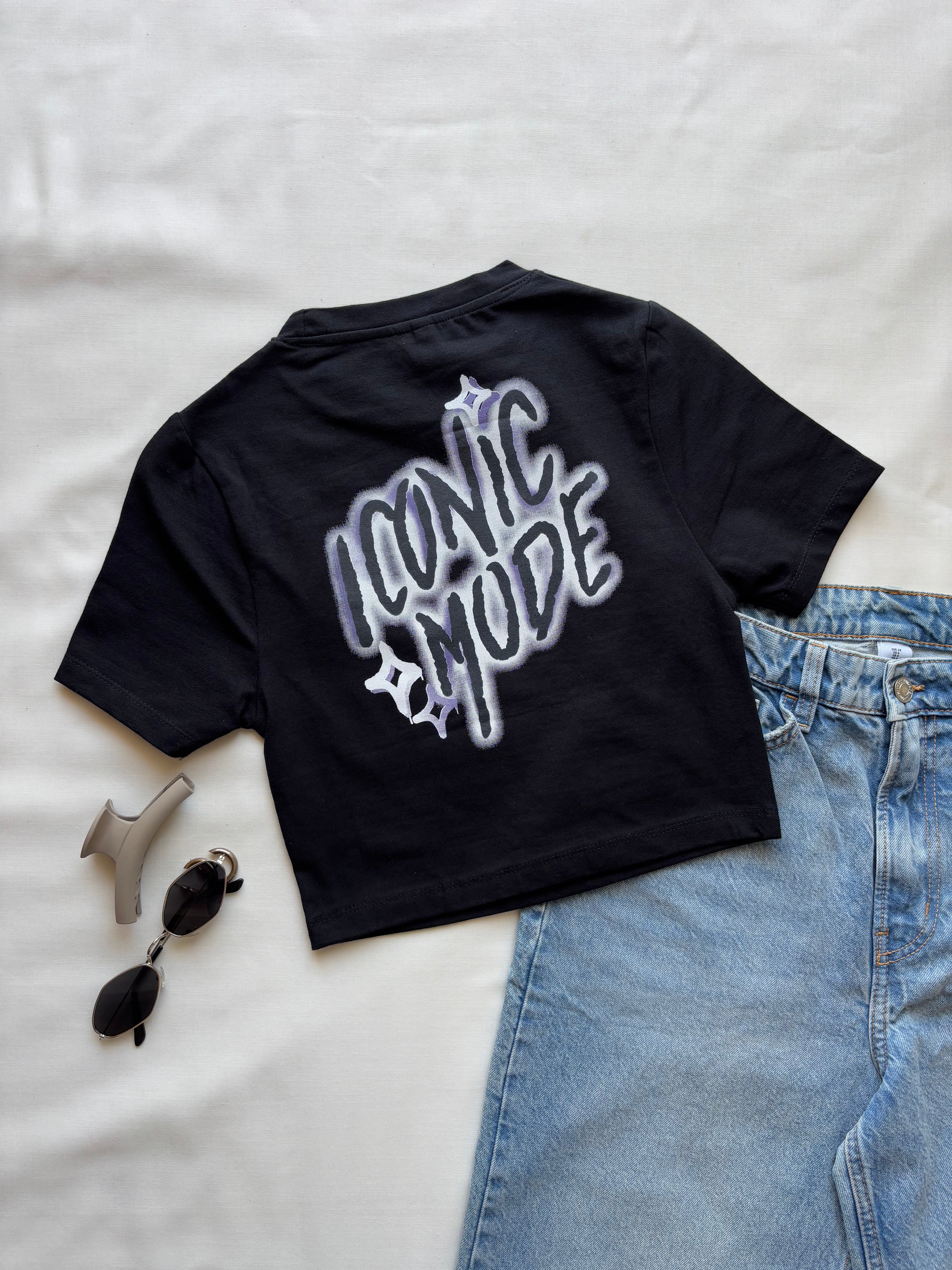 'Iconic mode' baby tee