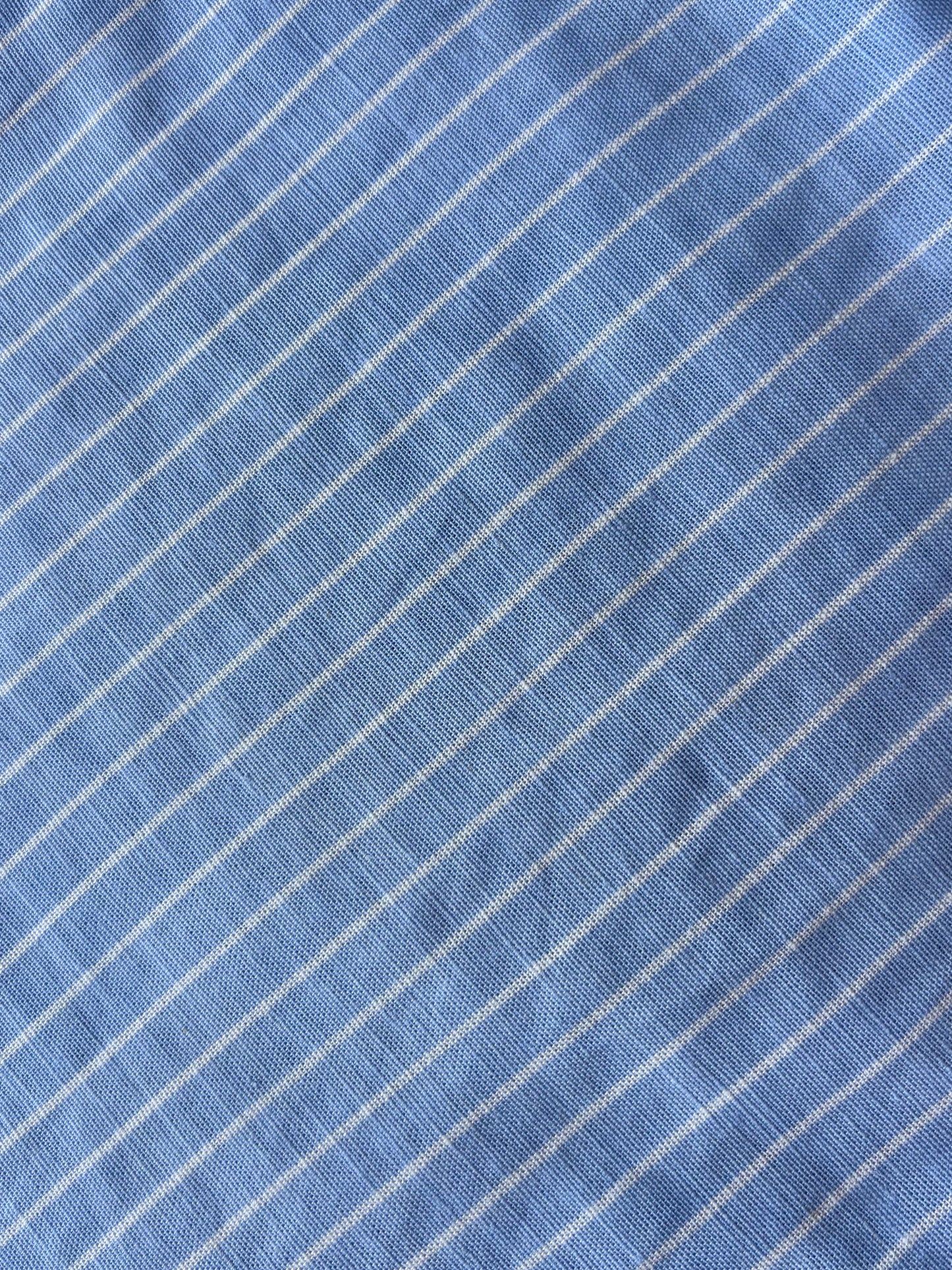 Blue & White Striped Pants