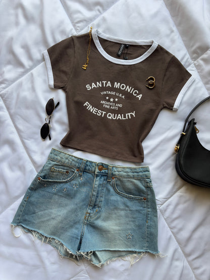 'Santa Monica' summer tshirt
