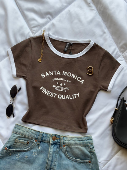 'Santa Monica' summer tshirt
