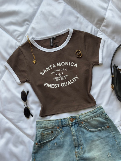 'Santa Monica' summer tshirt
