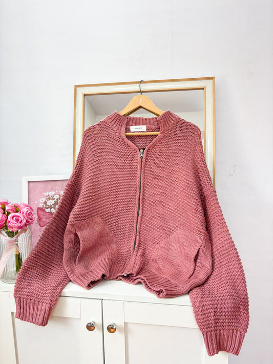 Zipper knit ( up to 38 bust)