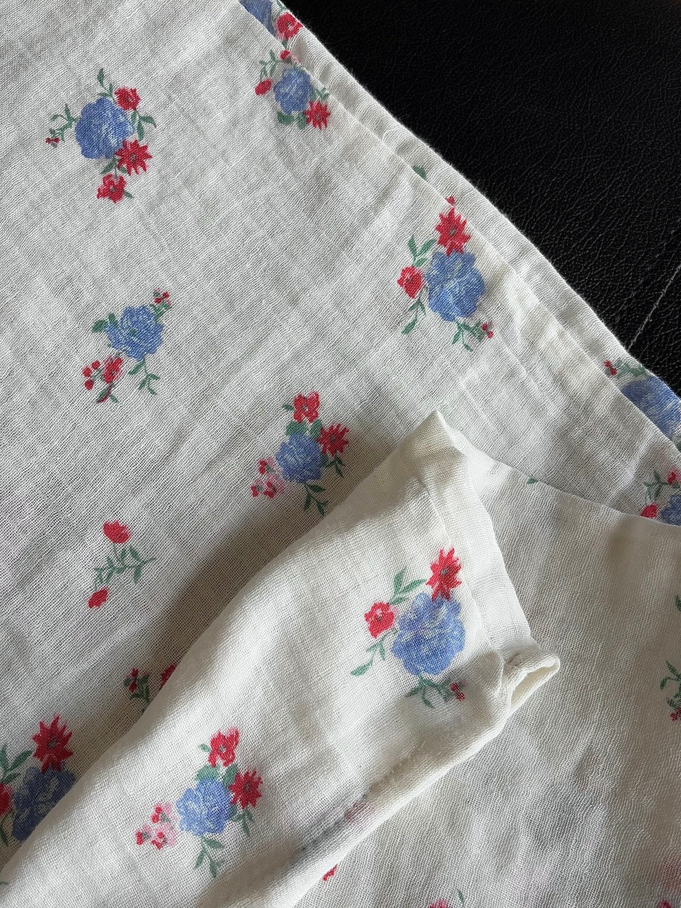 Flowers Printed Mul Cotton Pants