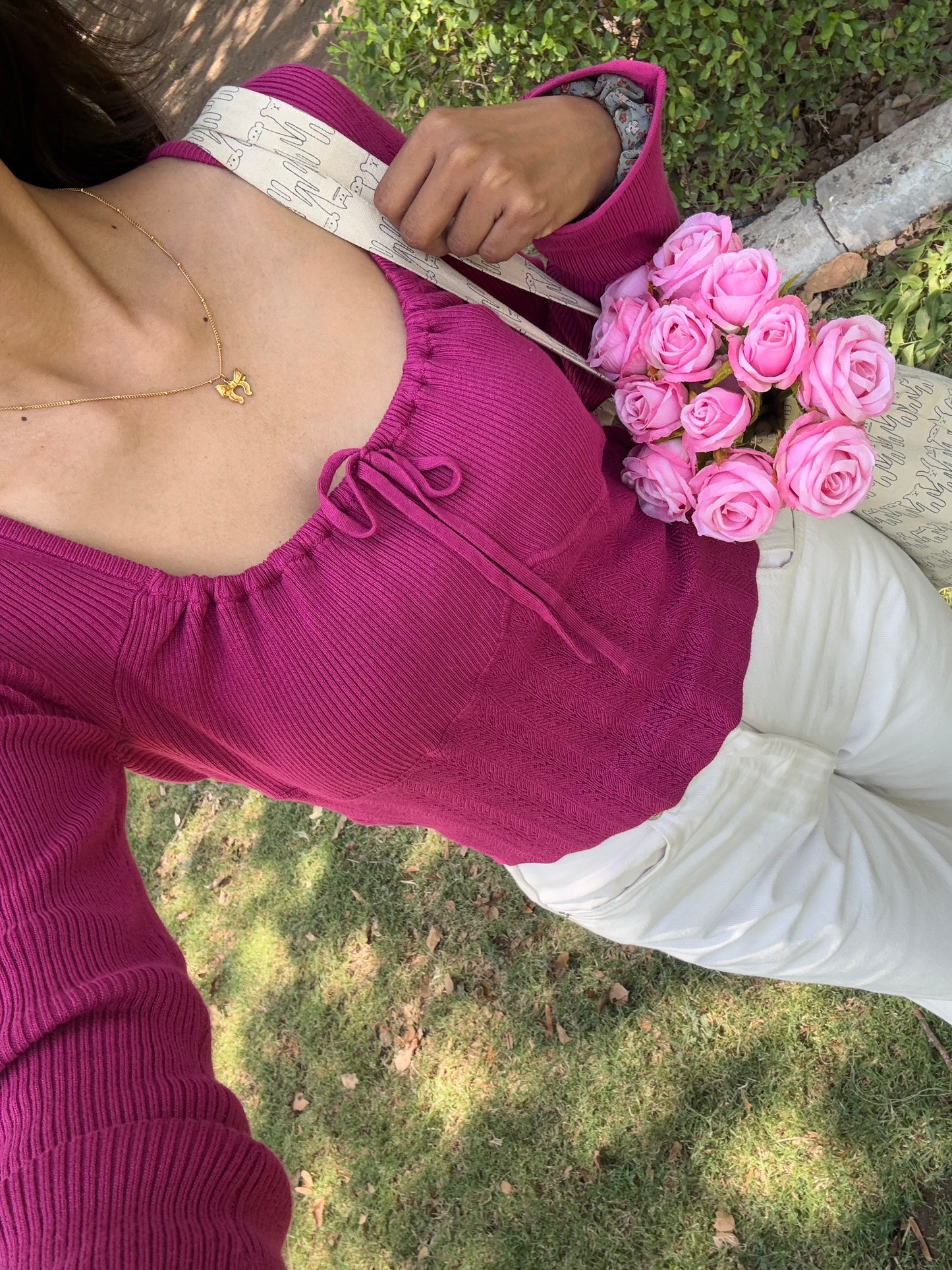 Pink Milkmaid Summer Top