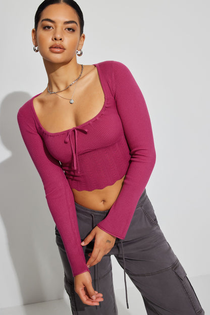 Pink Milkmaid Summer Top