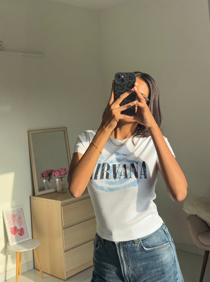 "NIRVANA" Baby tee
