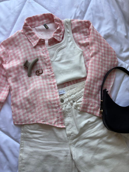 Pink Checked Shirt